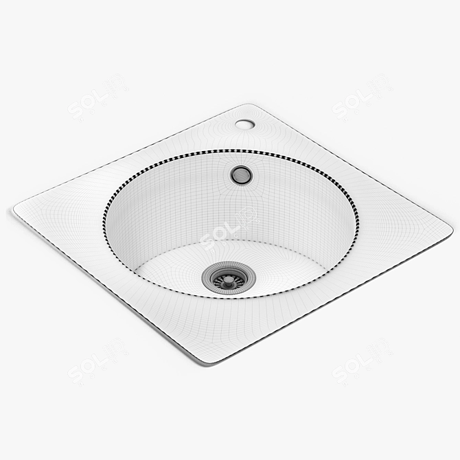 Blanco Artago 6: Stylish Compact Sink 3D model image 5
