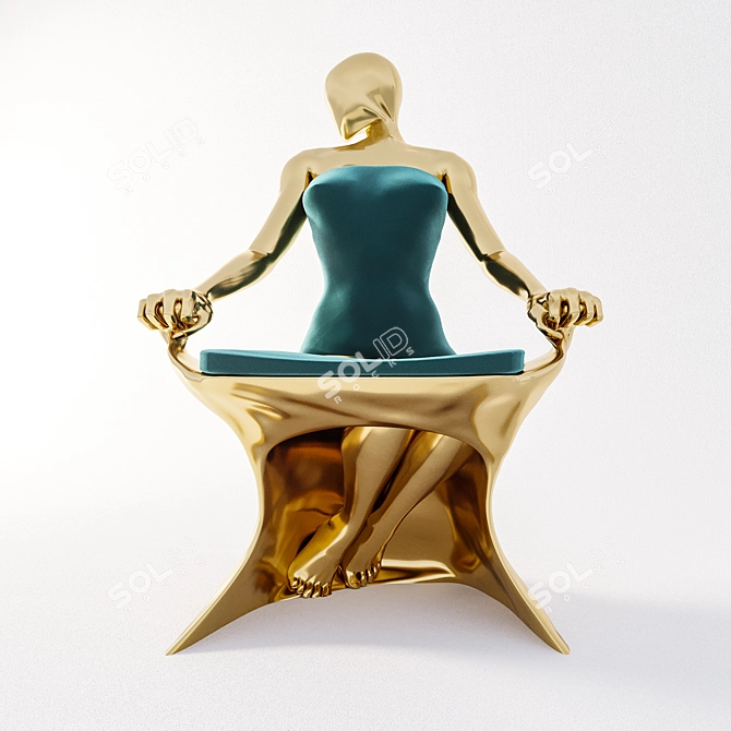 Frank Chair: Bold, Honest, and Elegant 3D model image 2