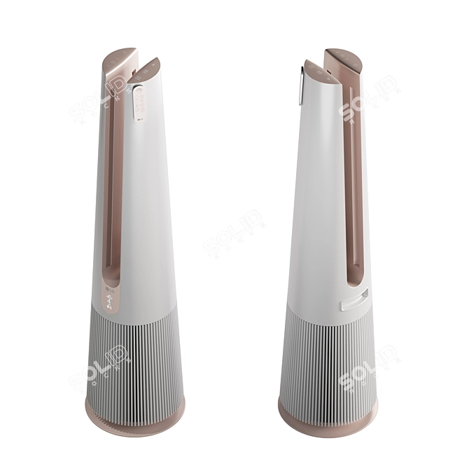 LG PuriCare Aero Tower: Pure Air Power 3D model image 2