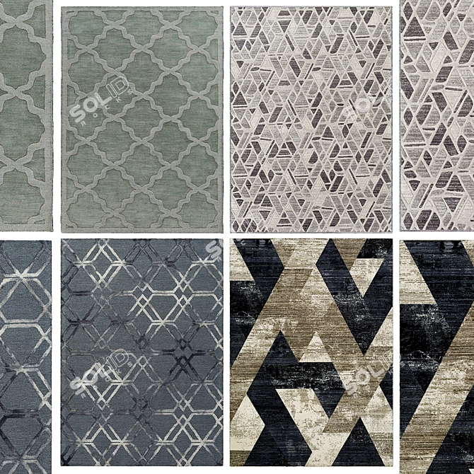  Stylish Rug Collection | High-Quality & Trendy 3D model image 2