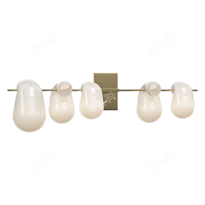 Impressive Catch Wall Lamp 3D model image 1