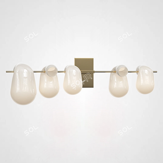 Impressive Catch Wall Lamp 3D model image 2