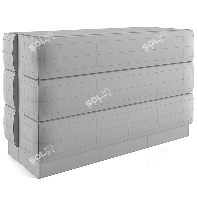 Luxury Perkins Chest of Drawers 3D model image 7