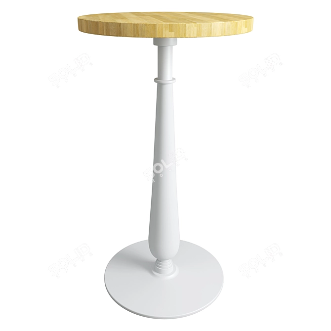Modern Industrial Bar Table: Stylish and Functional 3D model image 2