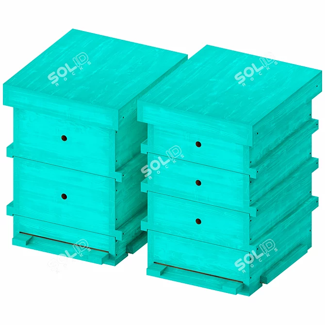 Buzzing Hive Combo 3D model image 5