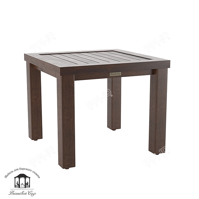 Albero Solido Aluminum Coffee Table 3D model image 1