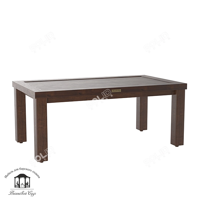 Albero Solido Aluminum Coffee Table 3D model image 1