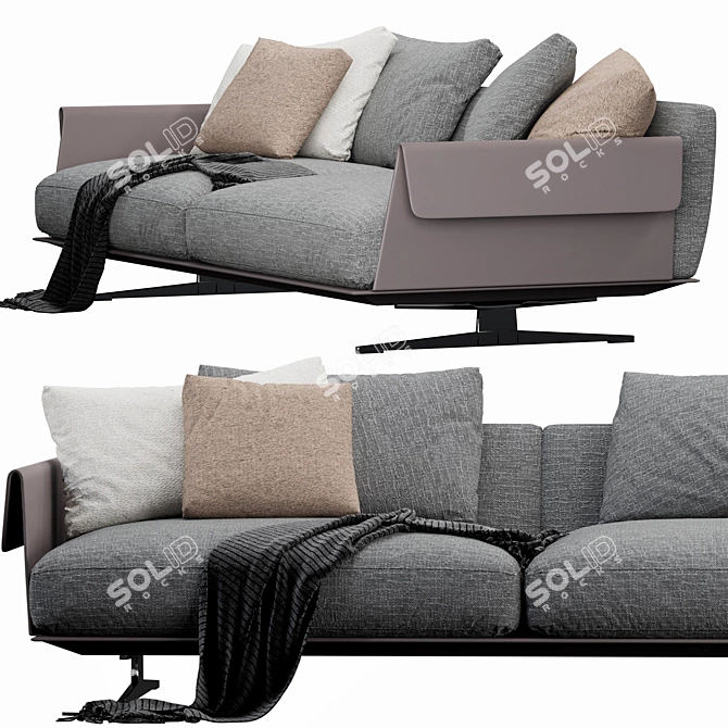 Flexform Bretton - Modern 3D Furniture 3D model image 3