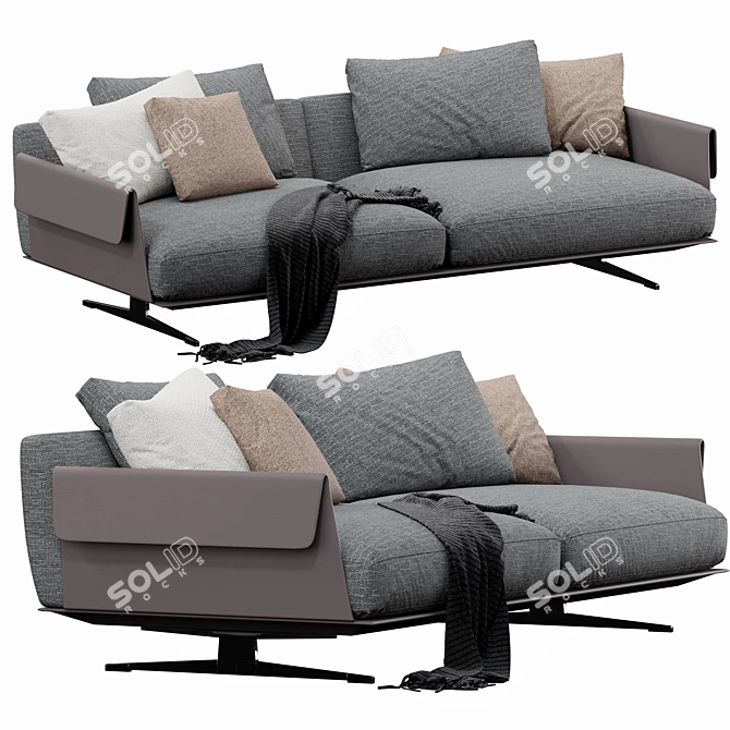 Flexform Bretton - Modern 3D Furniture 3D model image 5