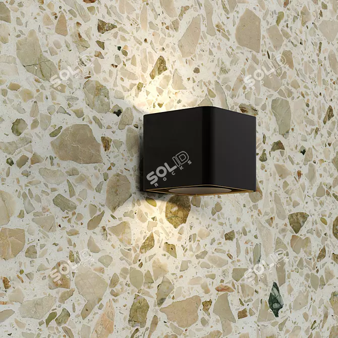 HD PBR Terrazzo Material Set 3D model image 2