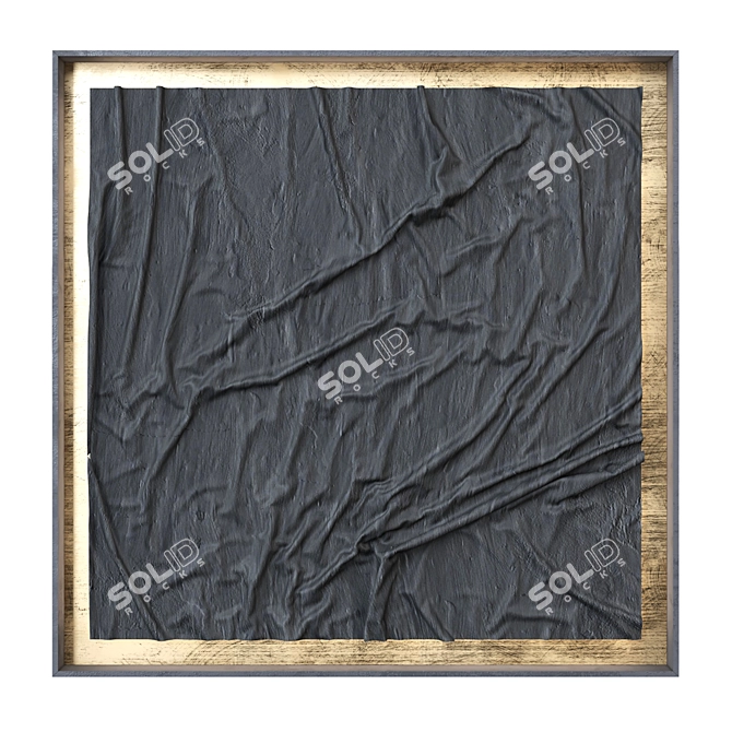 Modern Art Wall Frame Set 3D model image 3