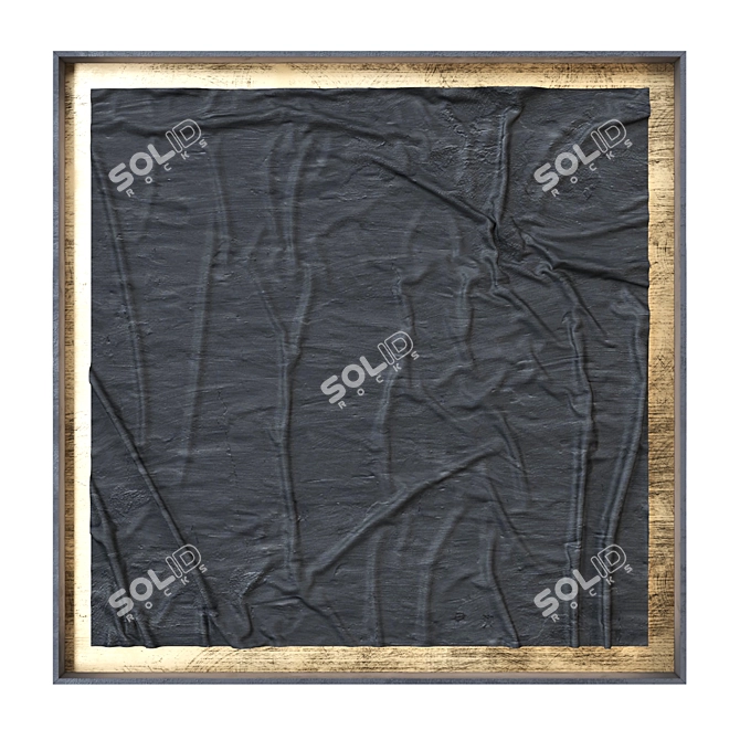 Modern Art Wall Frame Set 3D model image 4