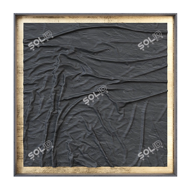 Modern Art Wall Frame Set 3D model image 6