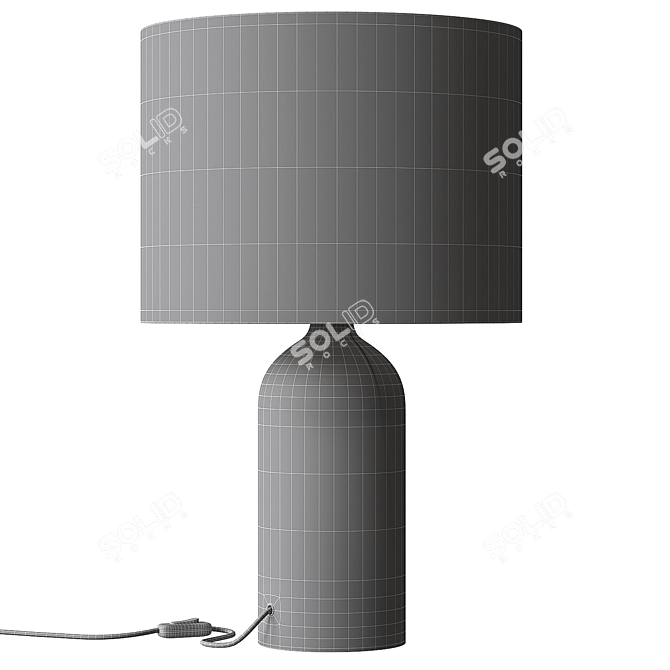 TONVIS Modern Glass Table Lamp 3D model image 2