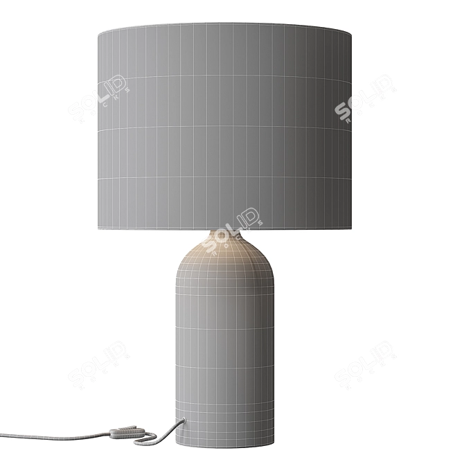 TONVIS Modern Glass Table Lamp 3D model image 3