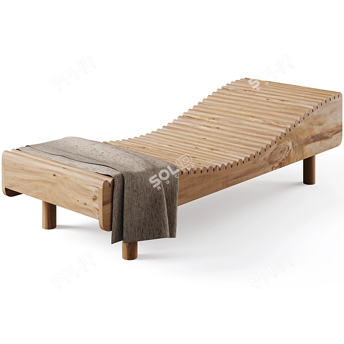 Elegant and Comfortable DAYBED 3D model image 1