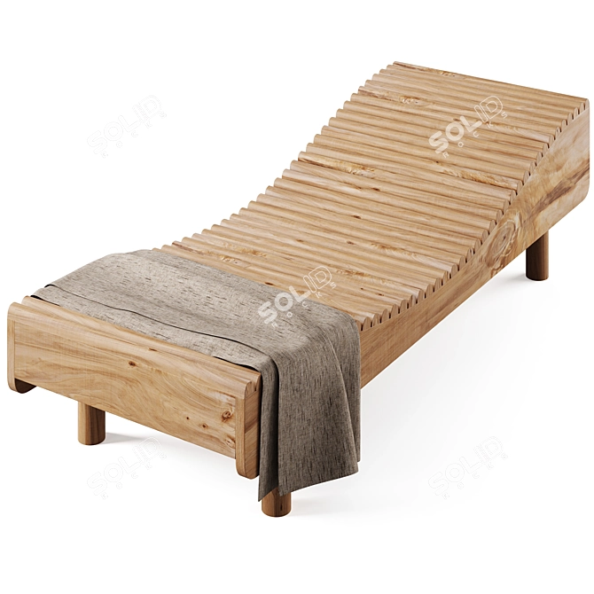 Elegant and Comfortable DAYBED 3D model image 2