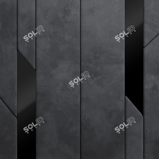 Euphoric Textile Wall Panels 3D model image 2