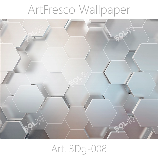 Seamless 3D Photo Wall Art - ArtFresco 3D model image 1