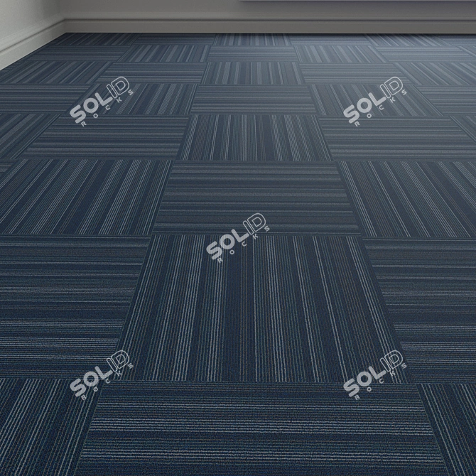 Forbo TesseraBarcode 302 Carpet Tiles 3D model image 1