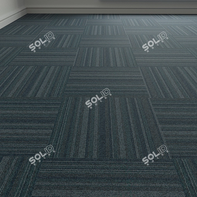 Forbo TesseraBarcode 307 Carpet Tiles 3D model image 1