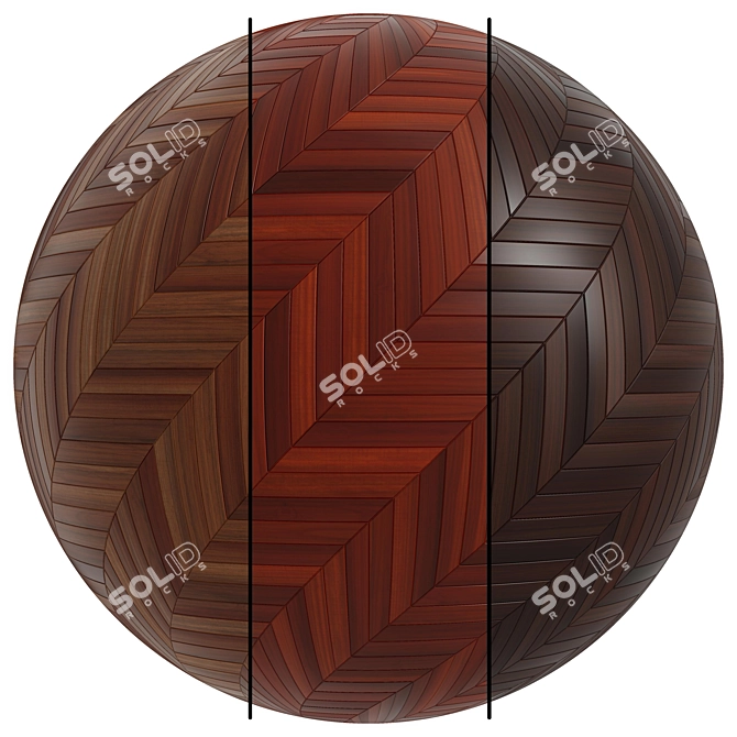 Oak Parquet Set | 4k Texture | Seamless 3D model image 1