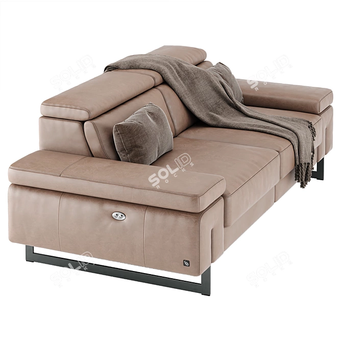 Elegant Electric Motion Sofa 3D model image 3