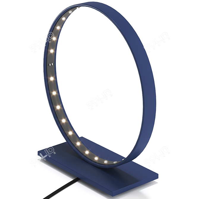 Sleek Nano Table Lamp: Modern Design Illuminate 3D model image 3