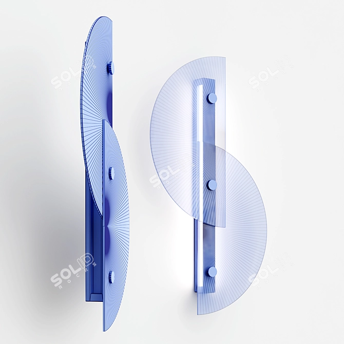 Elegant Wall Light: PAPILLON by arflex 3D model image 3