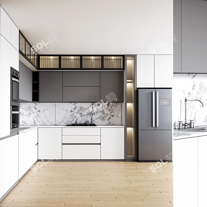 Kitchen_f 2015: Vray/Corona Render, 3Ds Max 2015 3D model image 2