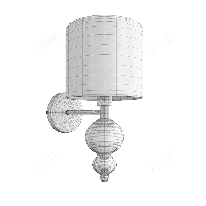 Amelia Wall Sconce - Elegant Illumination at Its Finest 3D model image 2