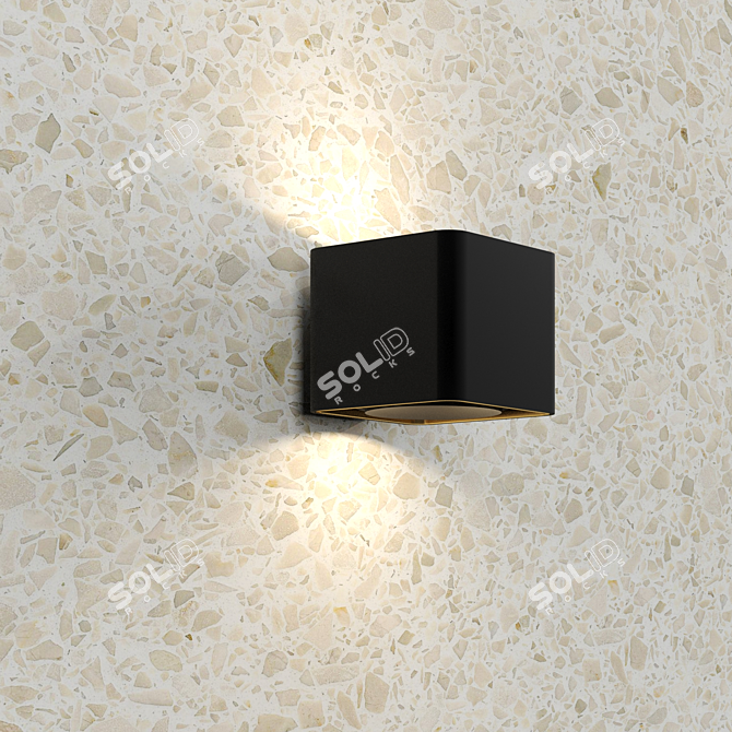 Luxury Terrazzo PBR Material 3D model image 2