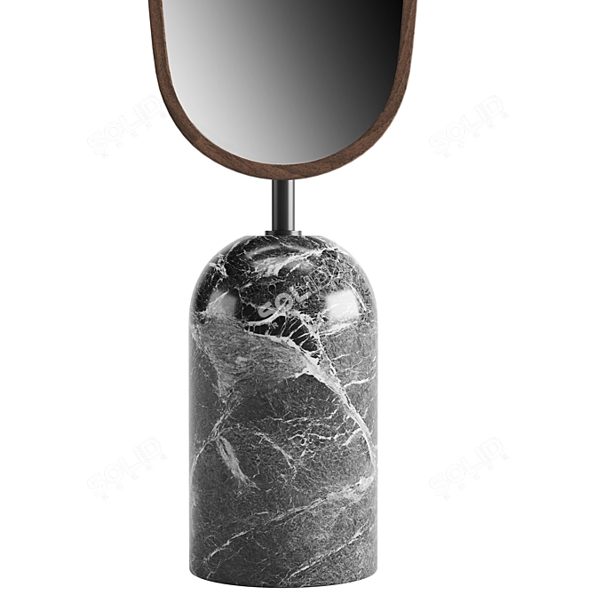 Elegant Ekero Mirror: Sleek Design & Superior Craftsmanship 3D model image 2