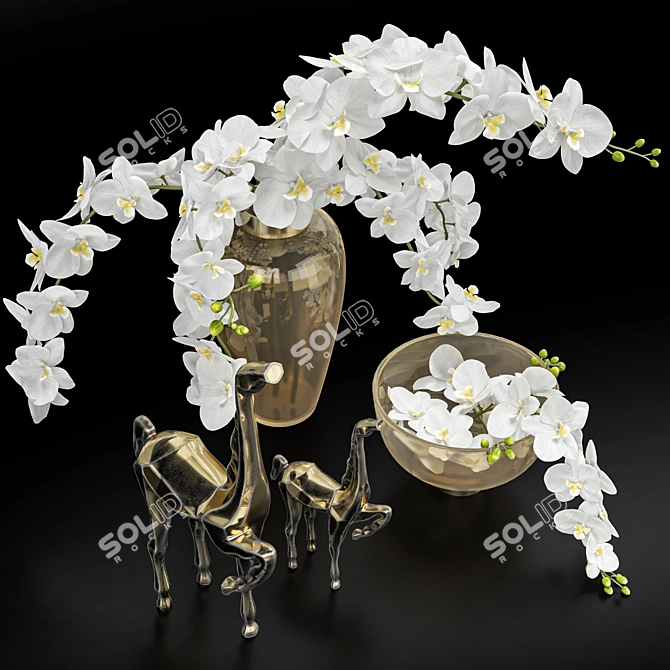 Elegant Home Decor Collection 3D model image 3