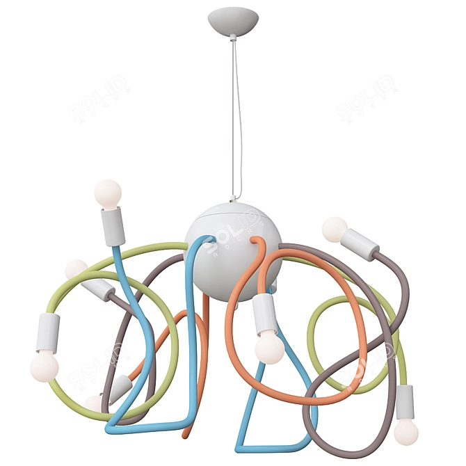 Colorful Illumination: Ideal Lux Multiflex Sp8 3D model image 1