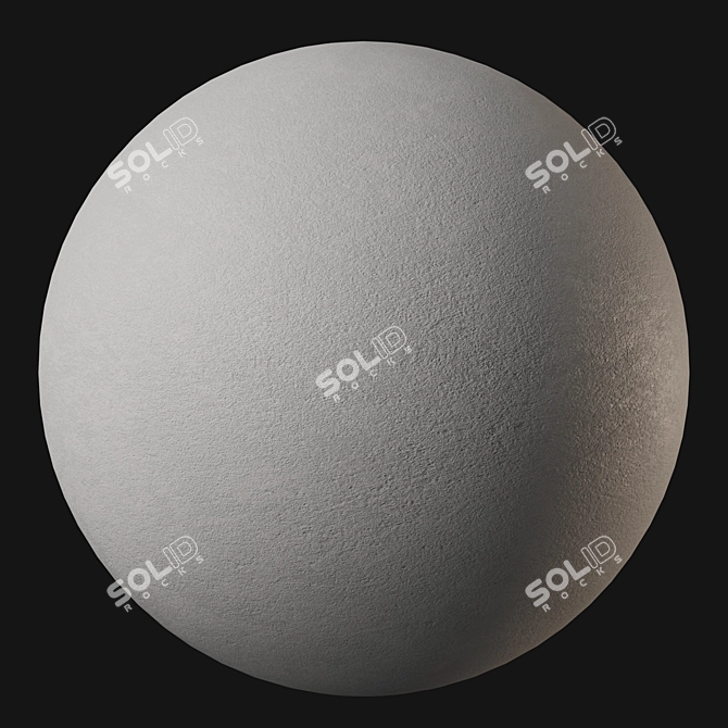 Seamless Concrete Plaster Texture 3D model image 5