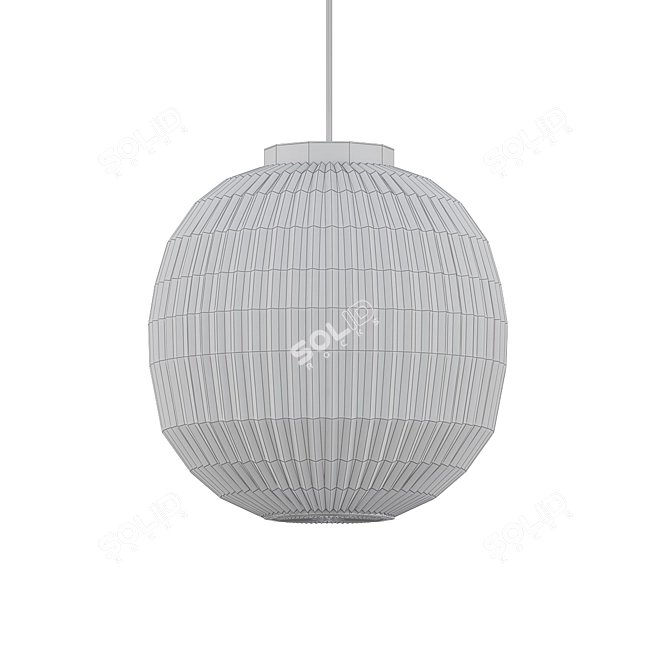 Radiant Bloom Pendant Light 3D model image 2