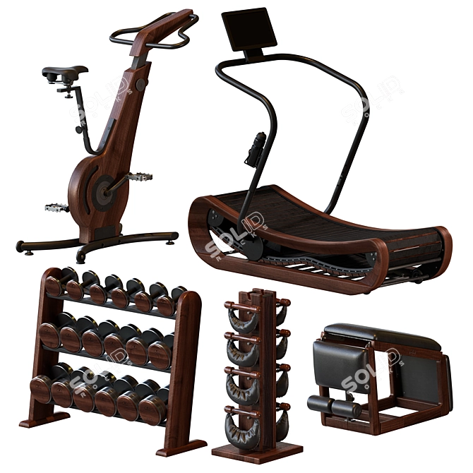 Nohrd Fitness Equipment: Premium Quality for Ultimate Workouts 3D model image 8