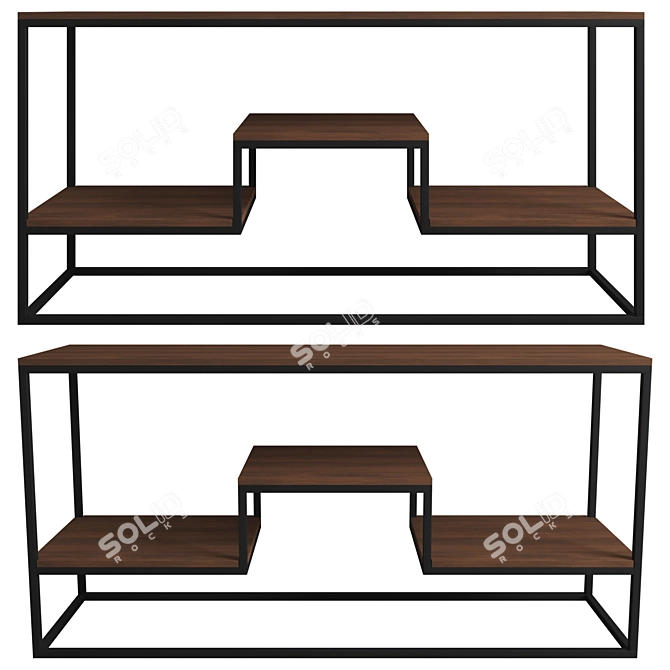 Elegant Abbey Console Table | Mercury Row 3D model image 2