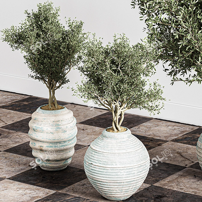 Versatile Indoor Plant Stand 3D model image 6