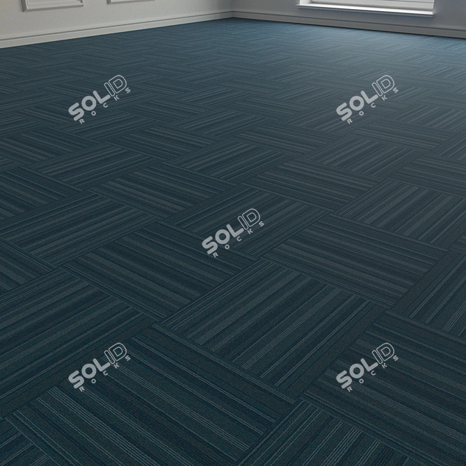 Versatile Carpet Tiles for Stylish Flooring 3D model image 2