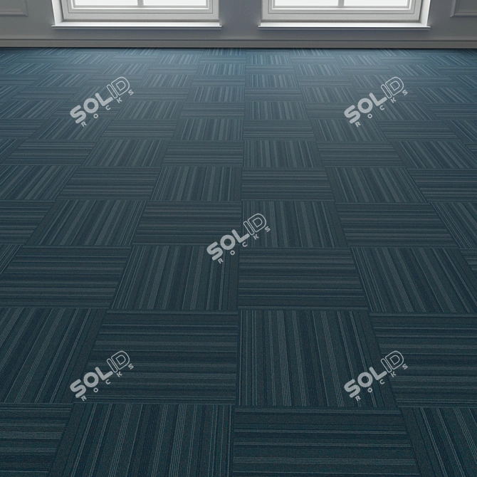 Versatile Carpet Tiles for Stylish Flooring 3D model image 3