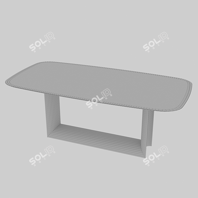 Dragon Keramik Dining Table 3D model image 3