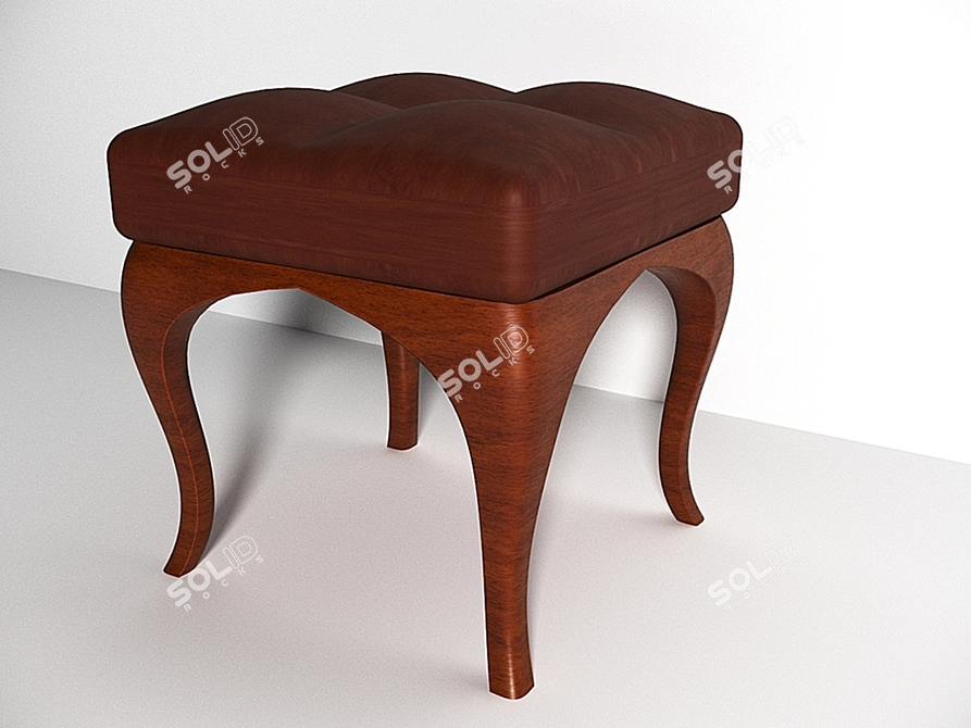 Super Comfy Ottoman 3D model image 1