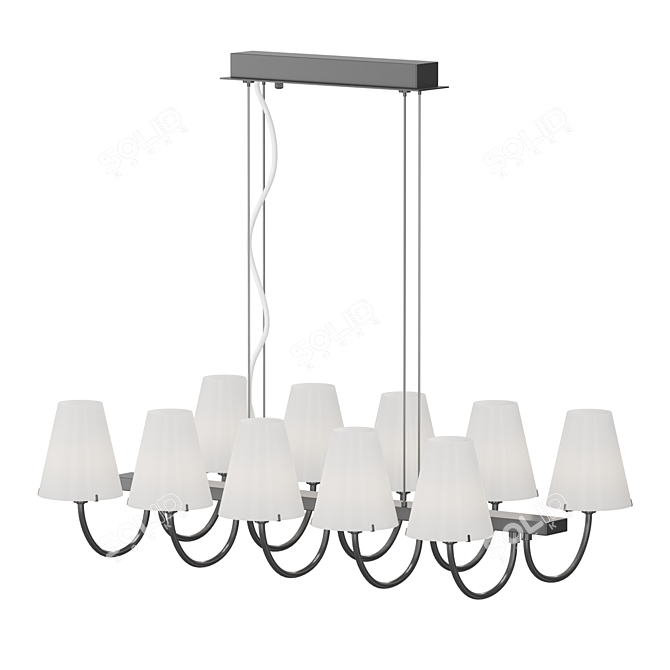 Modern 10-Light Lampatron INNIS 3D model image 2