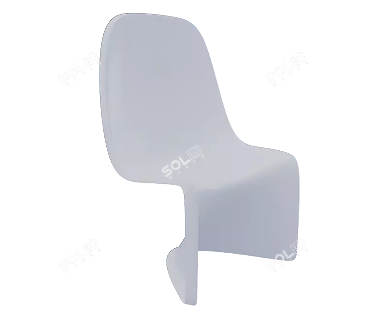 Elegant Interior Chair 3D model image 5