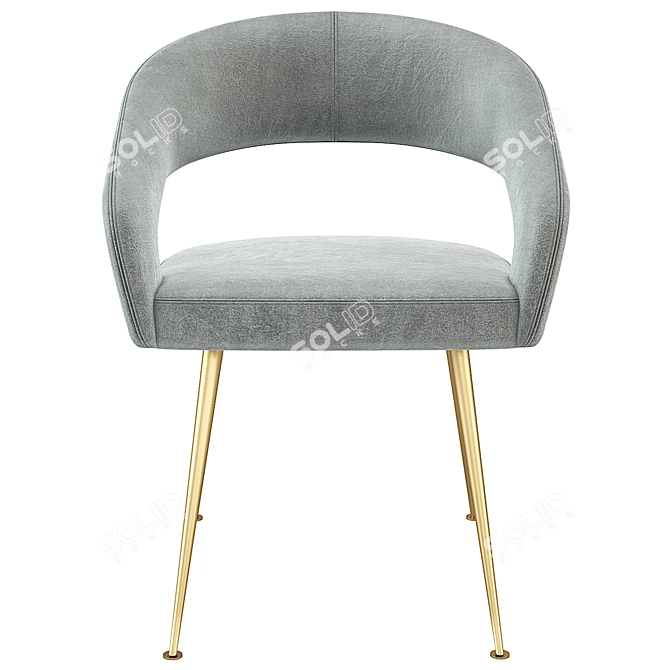 Elegant Eichholtz Bravo Dining Chair 3D model image 2