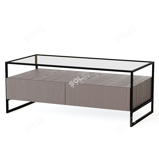 Sleek Kilby Coffee Table 3D model image 4