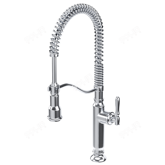 Elegant Kohler K6427 Undermount Sink 3D model image 9