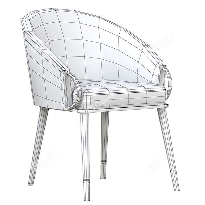 Picasso Mood Chair 3D model image 6